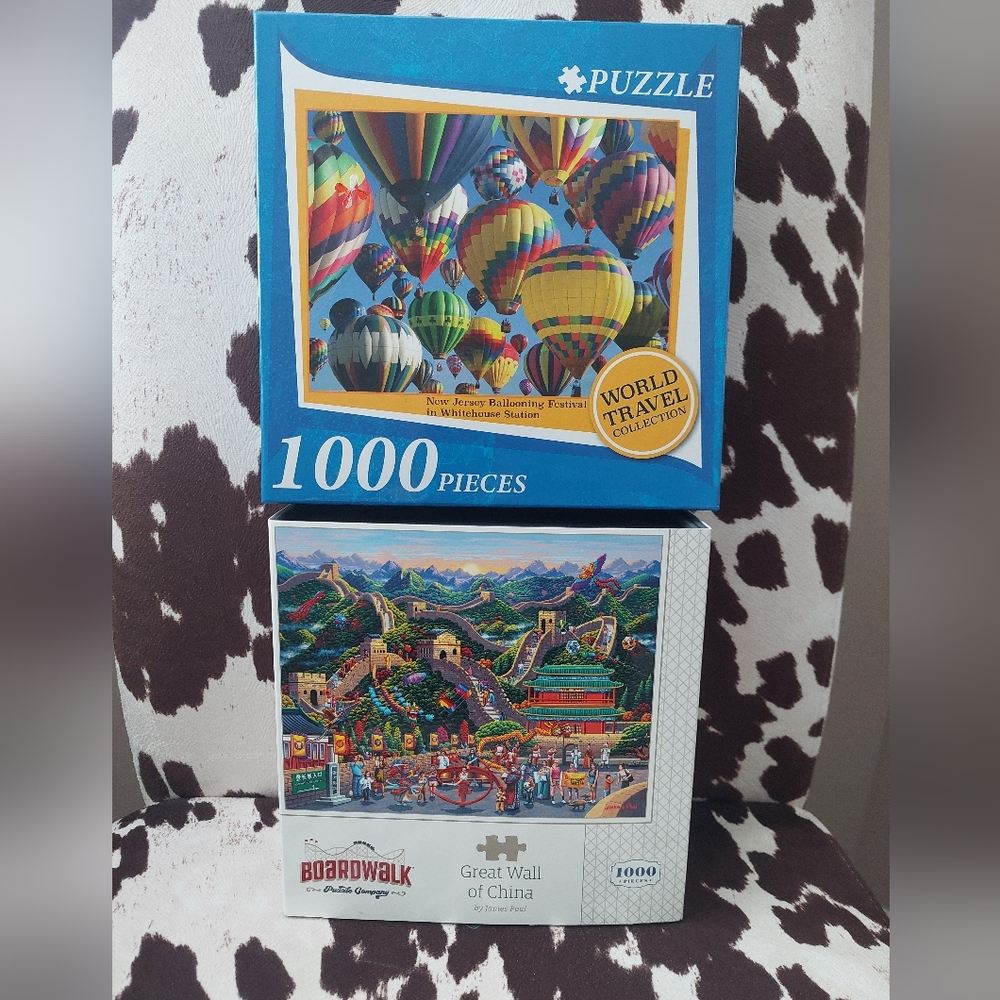 Two 1K piece puzzles